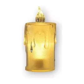 VELA PARPADEANTE 48  Velas Led Decorativas Lagrimas Transparentes  Fiesta