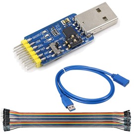 Youmile 1PACK Convert Module CP2102 USB To TTL485 232 USB to TTL RS232 USB TTL to RS485 Serial Port Module 6 in 1 Mutual Convert 3.3V/5V with Win8, Win7, WinXp, Win2K, Wince,Linux,Mac