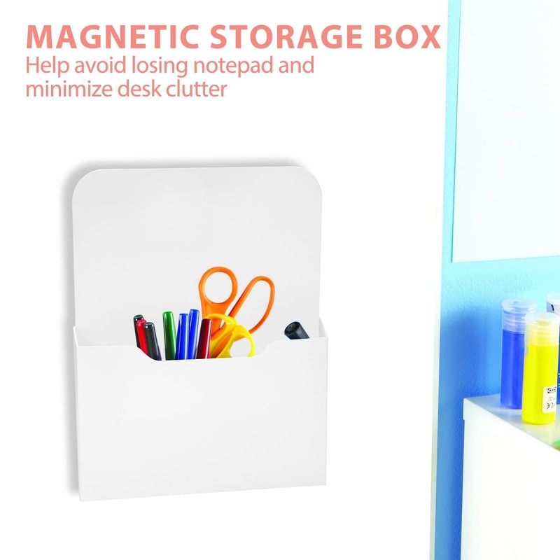 KJKVIVH 3 Pack Magnetic File Holder, Size Refrigerator Storage Pocket