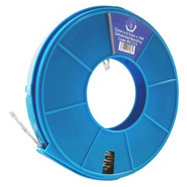 AF4F 12mm x 10m Galvanised Steel Perforated Banding Metal Fixing Strap, Builders All Round Band