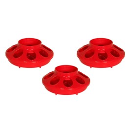 Little Giant Farm & Ag 806RED 1 Quart Red Baby Chick Feeder