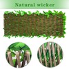 BYBAG Expandable Faux Ivy Fence Privacy Screen for Patio Outdoor