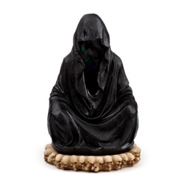 Puckator Dark Shadow LED Incense Cone Burner - Home Zen Meditation Decor Accessories - Incense Waterfall Cone Burner - Spiritual Feng Shui Gothic Goth Relaxation Gifts Gift - Desk Ornaments