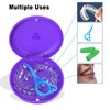 2 Pcs Retainer Case,BVN Retainer Box with 2 Pcs Aligner