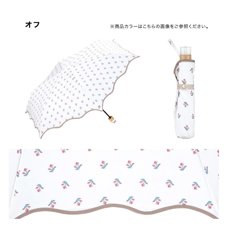 [2025] Wpc. 4774-015-002 Folding Umbrella, Nanami Tiny Flower, Mini, Off,