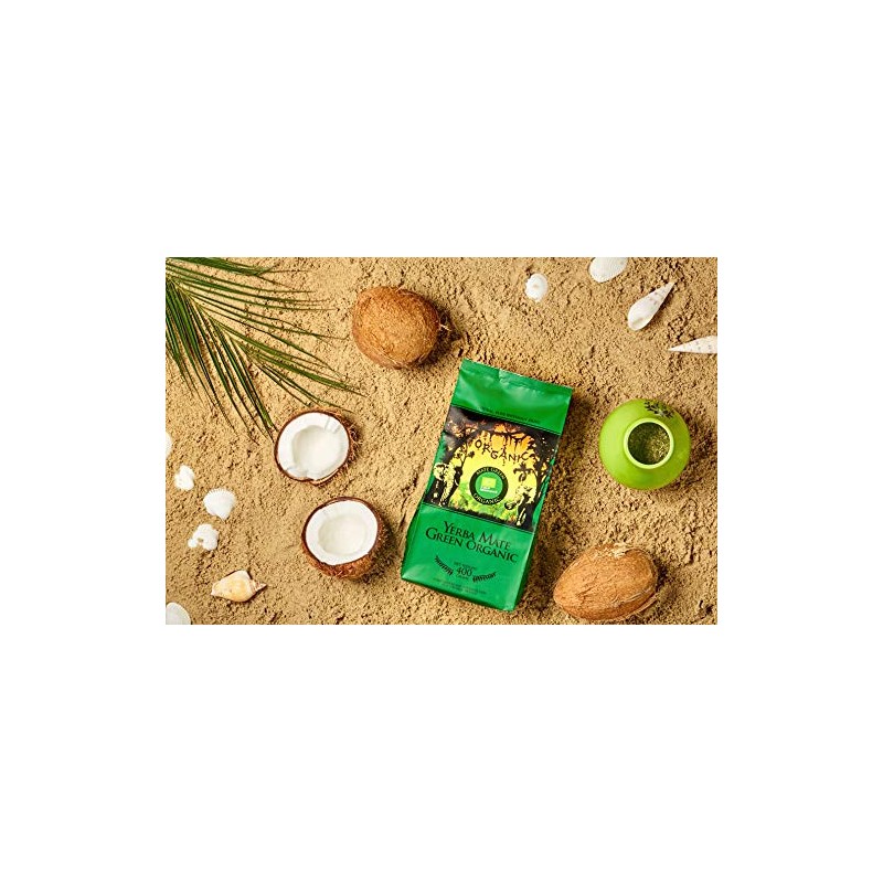 Mate Green Yerba Organic Limao | Strong Lemon Flavor and