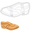 Brogue Shoe Cookie Cutter, 1 Piece. Bakerlogy