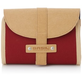 Basil Saddle Bag – Saddlebag, Unisex, Satteltasche Portland-Saddlebag, dunkelrot