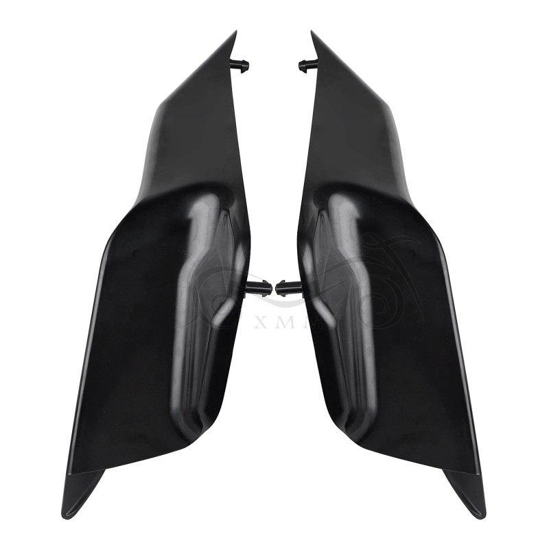 Unbranded Unpainted Black Stretched Side Cover Panel For Harley Road
