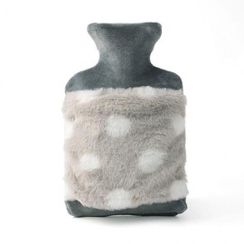 Soft Dotdaeng Insulated Water Bag 0ml Gray Hot Water Pack Insulated Water Bag Cover Fomentation Rubber Hot Pack hot pack pouch