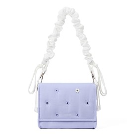 Telena DIY Customizable Shoulder Bag Snaphole Crossbody Bags for Women, Blueberry Dream