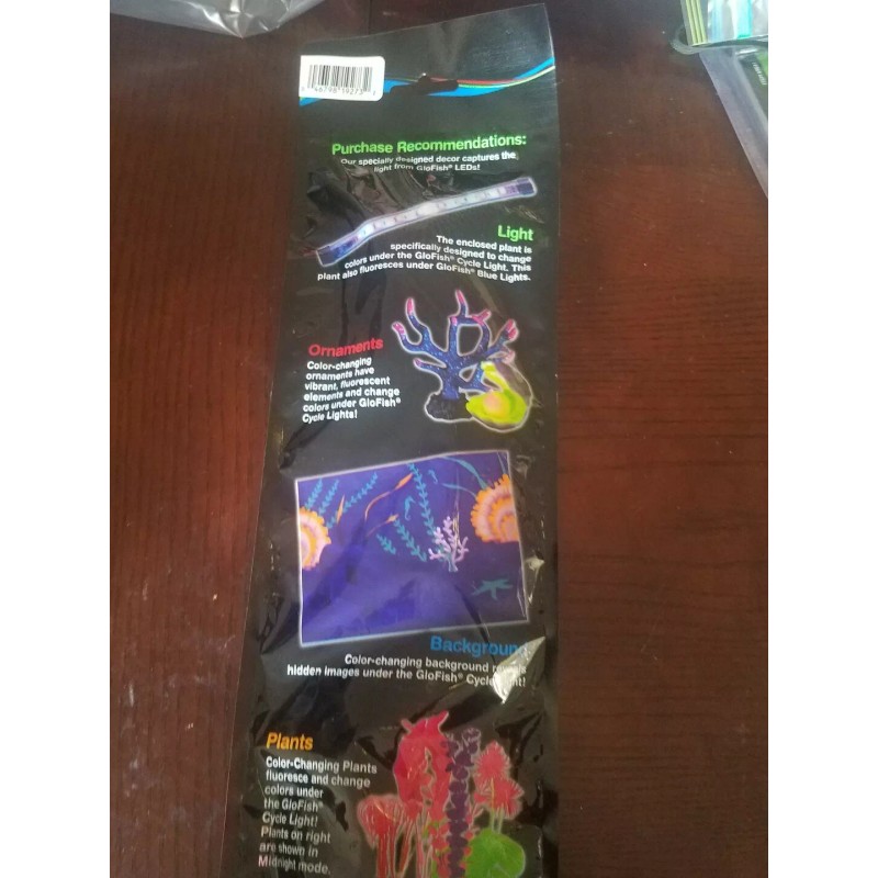 Glofish Color Changing Aquarium Plant - Pink-Brand New-SHIPS N 24