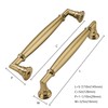 khtumeware 10 Pack 5 Inch(128mm) Brushed Brass Cabinet Pulls Heavy