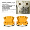 1 Pair NAB Hub Adapters Professional Polished Aluminum Alloy 10