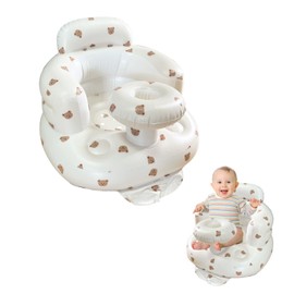 Inflatable Baby Chair,Baby Inflatable Seat Newborn,Inflatable Seat for Babies 3 Months and Up,Toddler Chair for Sitting Up with Built in Air Pump,Portable Blow Up BabyChair