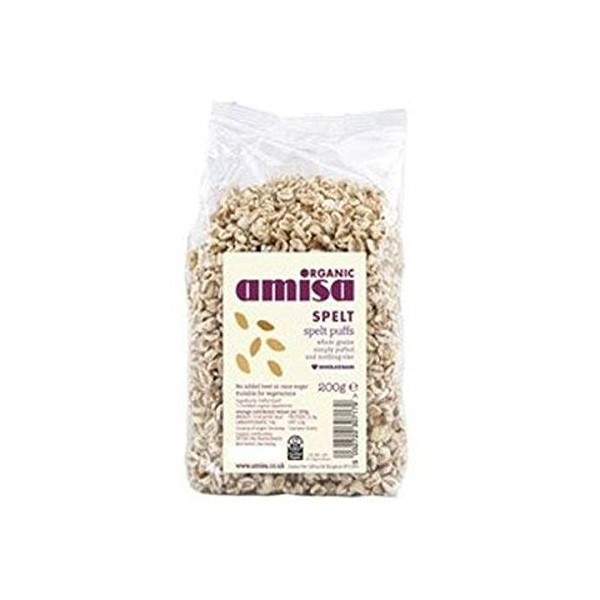 Amisa Organic Spelt Honey Poppies 200g X 4 (Pack of