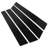 4pcs Window Pillar Post Trim Anti Scratch Glossy Black B