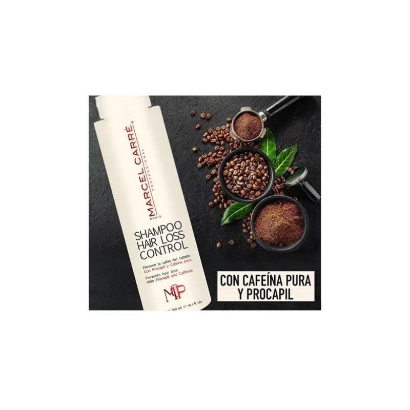 Hair Loss Control Shampoo 300 & Ampolletas Caja
