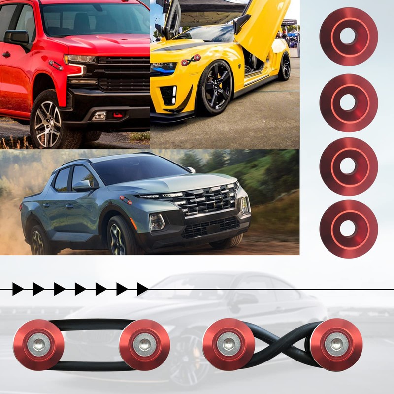 Bumper Quick Release, Bumper Trunk Quick Release Fastener Kit, Quick