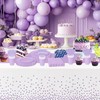 HIPVVILD Purple Party Decorations Supplies Tableware, Light Purple Plates And