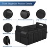 Femuar Car Trunk Organizer, Trunk Storage Organizer with 72L Large