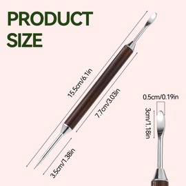 1PCS Latte Art Pen, Stainless Steel Cinnamon Pen for Coffee Bar Barista Make Espresso Art Tool Accessories for Home Cafe Brewing Settings(Latte Cappuccino Macchiato)