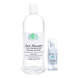 Jane Lashes 1 Lt Lash Shampoo Pestaña Mink Refill + 1 Envase Espuma 50ml