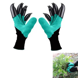 2 Foamsky Garden Gloves with Fingertips Claws Quick Ideal for Digging Weeding Spreading Safe for Rose Pruning Best Garden Tool Best Gift for Gardeners
