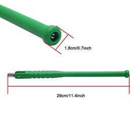 BASIKER Tire Valve Stem Puller Tool No Scratch with Valve Core Tool Green Perfect Replacement for Universial car Valve Stem Extenders Straight Metal Dual Wheel Valve Stem Extension Adapter
