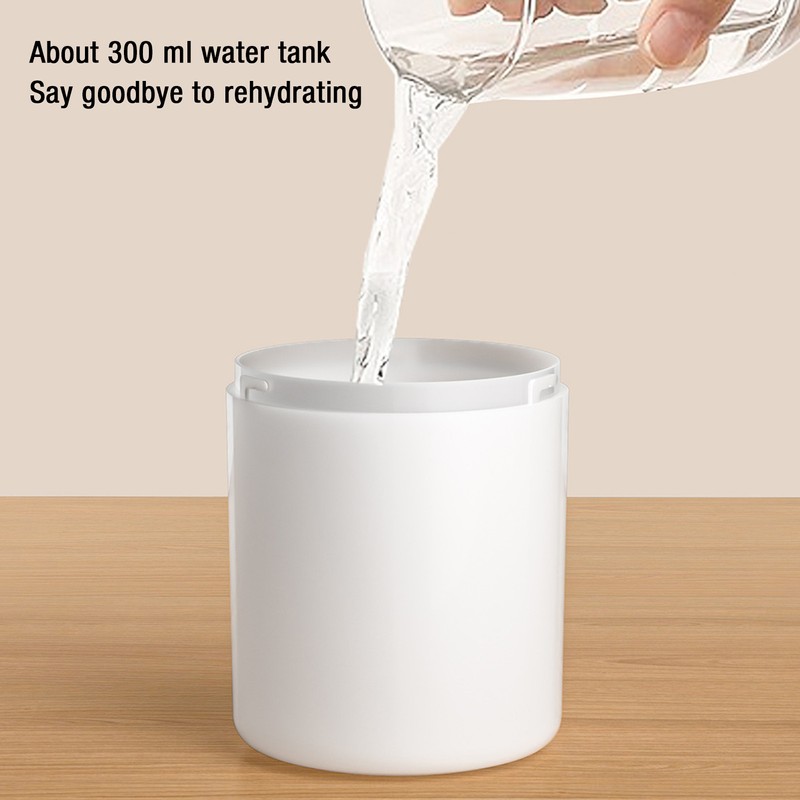 USB Desktop Humidifier Rechargeable Quiet Two Mist Mode 300ML Cool
