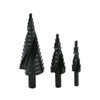 Mengshen HSS High Speed Steel Step Drill Bit 3-Piece Set