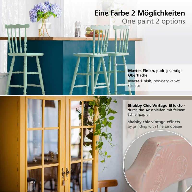 Viva Decor Chalky Opaque Paint 250ml - Powder Blue 601