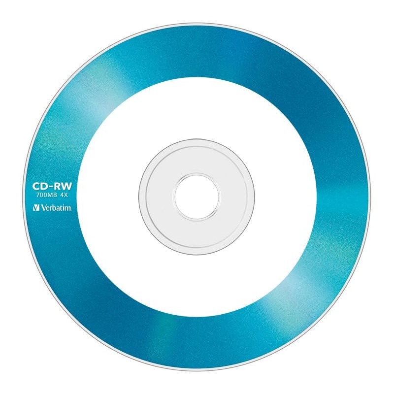 Verbatim Japan SW80QM5V1 Repeated Recording CD-RW 700MB 5-Disc Two-Tone Disc