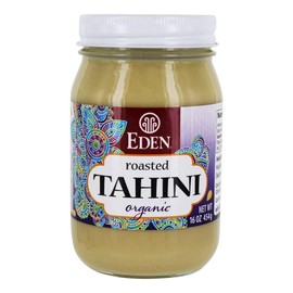 Eden Organic Roasted Tahini, 16 oz Glass Jar