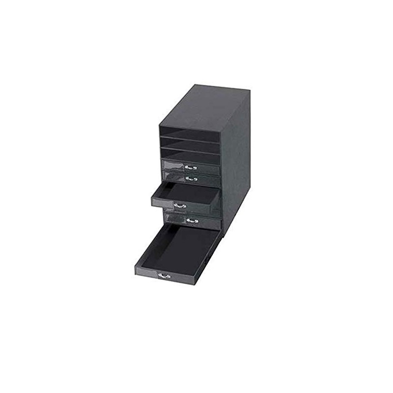 10-Drawer Jewelry Storage Organizer in Black finish
