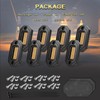 8pcs Amber LED Rock Lights for Trucks Jeep UTV ATV
