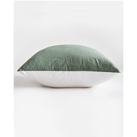 Soulful 2-Piece Pillowcase Set with Zip, Cotton, 40 x 80 cm, Similar Texture to Stonewashed Linen, Oeko-Tex Certified, Soft and Comfortable, Sage Green