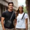 higouta Mini Sling Bag for Men Women, Waterproof Utility Crossbody