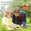 Silouka Toddler Busy Board Montessori Toys, Sensory Board Busy Book,
