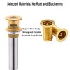 MIFULY Vessel Sink Drain, 19 Holes Grid Drain Strainer Assembly