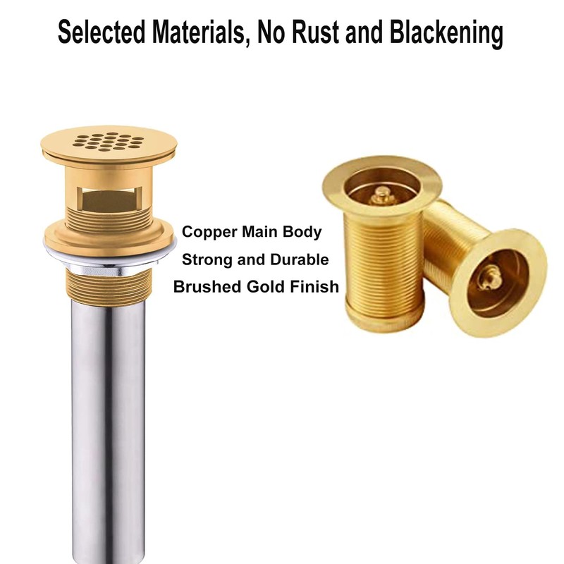 MIFULY Vessel Sink Drain, 19 Holes Grid Drain Strainer Assembly