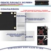 Windscreen4less 6' x 25' Privacy Fence Screen in Black with