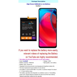 For Motorola Boosting 5100mAh Substitutable Battery f Motorola Moto G Stylus 5G XT2131 USA