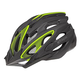 Etape Unisex Youth 1908316 Sports Helmet, Black/Yellow Fluo Matt, S/M (55-58 cm)