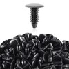 AUTOKAY 100Pcs 8mm Bumper Clips Auto Car Hole Plastic Rivets