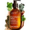 Gya Labs Eucalyptus Mint Massage Oils for Massage Therapy -