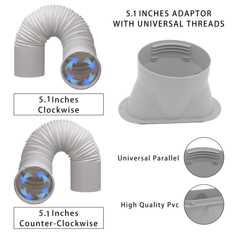 Portable Air Conditioner Window Vent Kit, Adjustable Window Seal Slide
