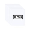 guangyintong White HTV Heat Transfer Vinyl Bundle, 10pcs 30.5 x