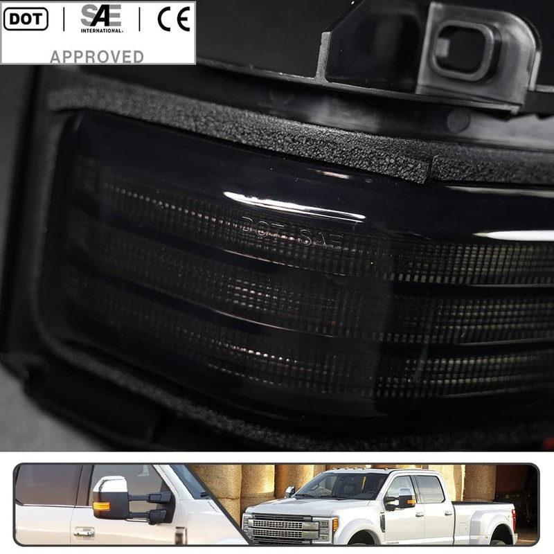 2Pcs Sequential LED Side Mirror Marker Light for Ford F150