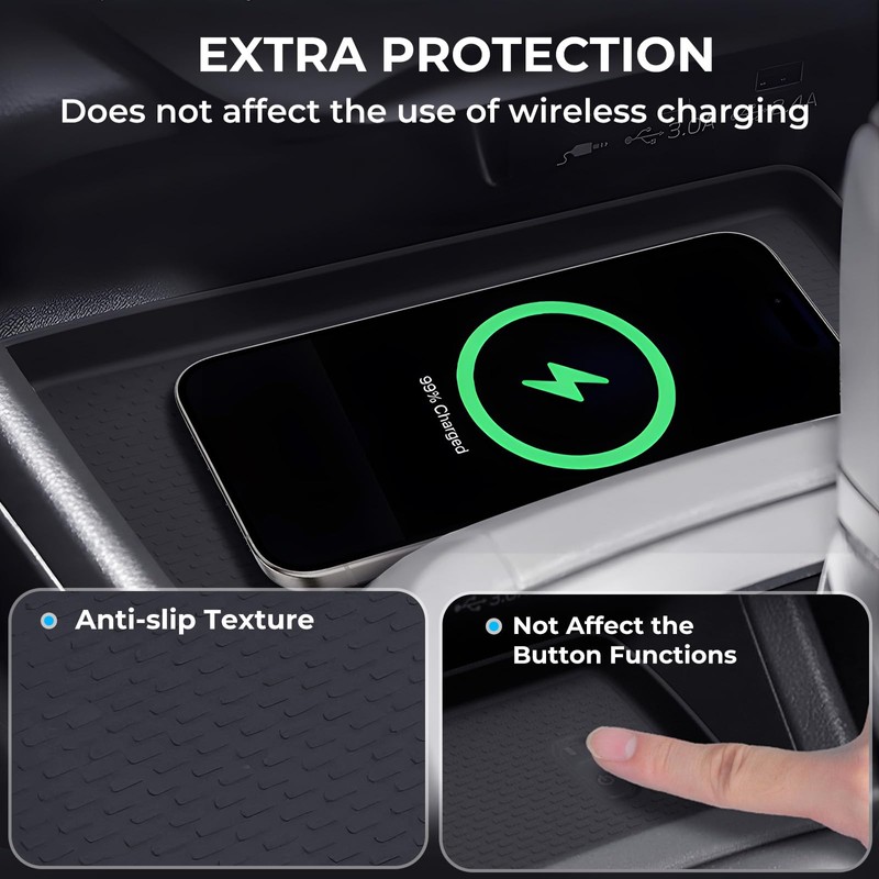 Katorn Wireless Charging Protective Mat for Subaru Crosstrek/Impreza 2026 2025